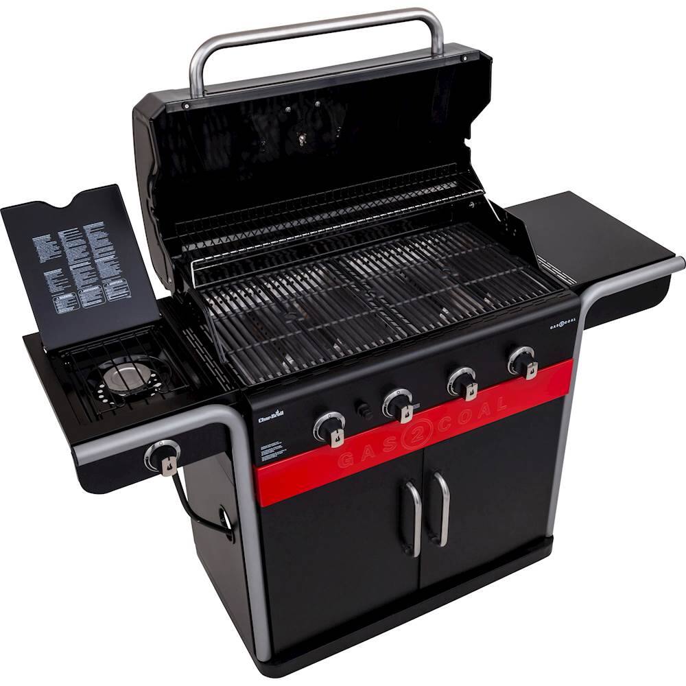 Alt View 13. Char-Broil - Gas2Coal Hybrid Grill - Black.