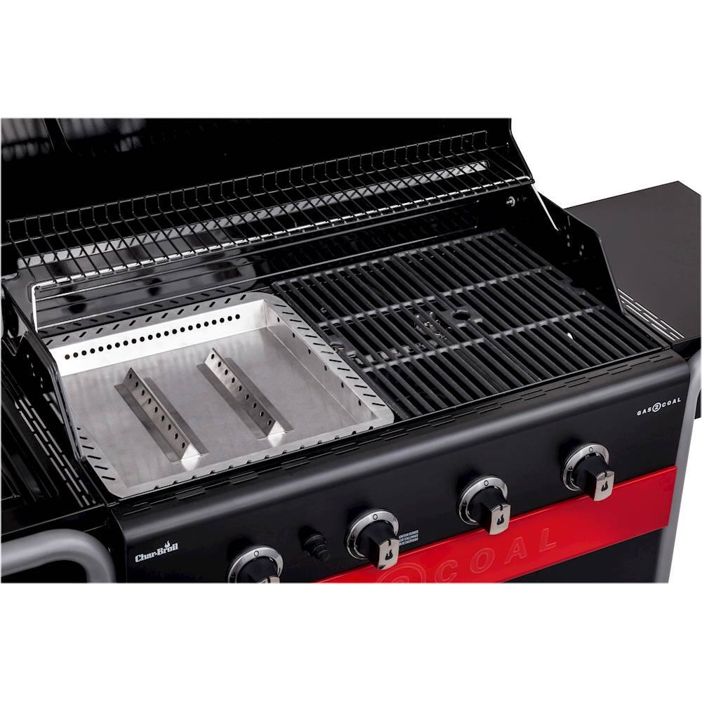 Alt View 14. Char-Broil - Gas2Coal Hybrid Grill - Black.