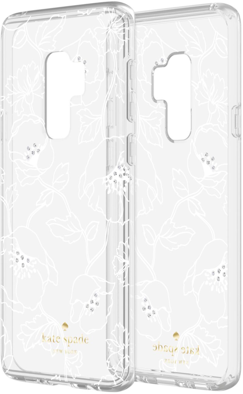 Best Buy: kate spade new york Protective Hardshell Case for Samsung Galaxy  S9+ Dreamy Floral White with Gems KSSA-042-DFWG