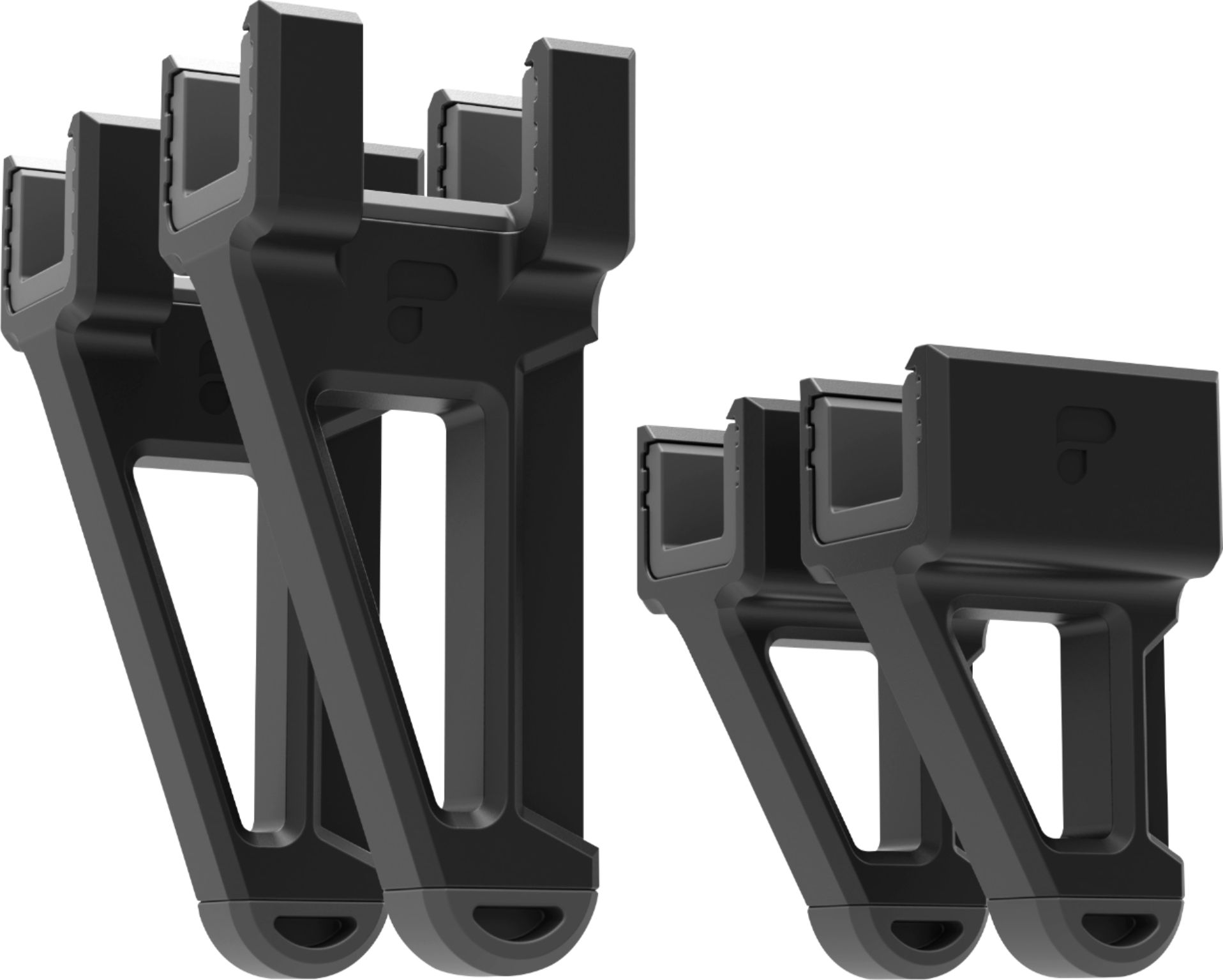 Angle View: PolarPro - Leg Extensions for DJI Mavic Air - Black