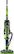 Front. Black & Decker - POWERSERIES PRO Cordless Stick Vacuum - Green/Gray.