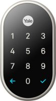 Nest x Yale - Smart Lock Wi-Fi Replacement Deadbolt with App/Keypad/Voice assistant Access - Satin Nickel - Front_Zoom