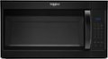 Front Zoom. Whirlpool - 1.7 Cu. Ft. Over-the-Range Microwave - Black.