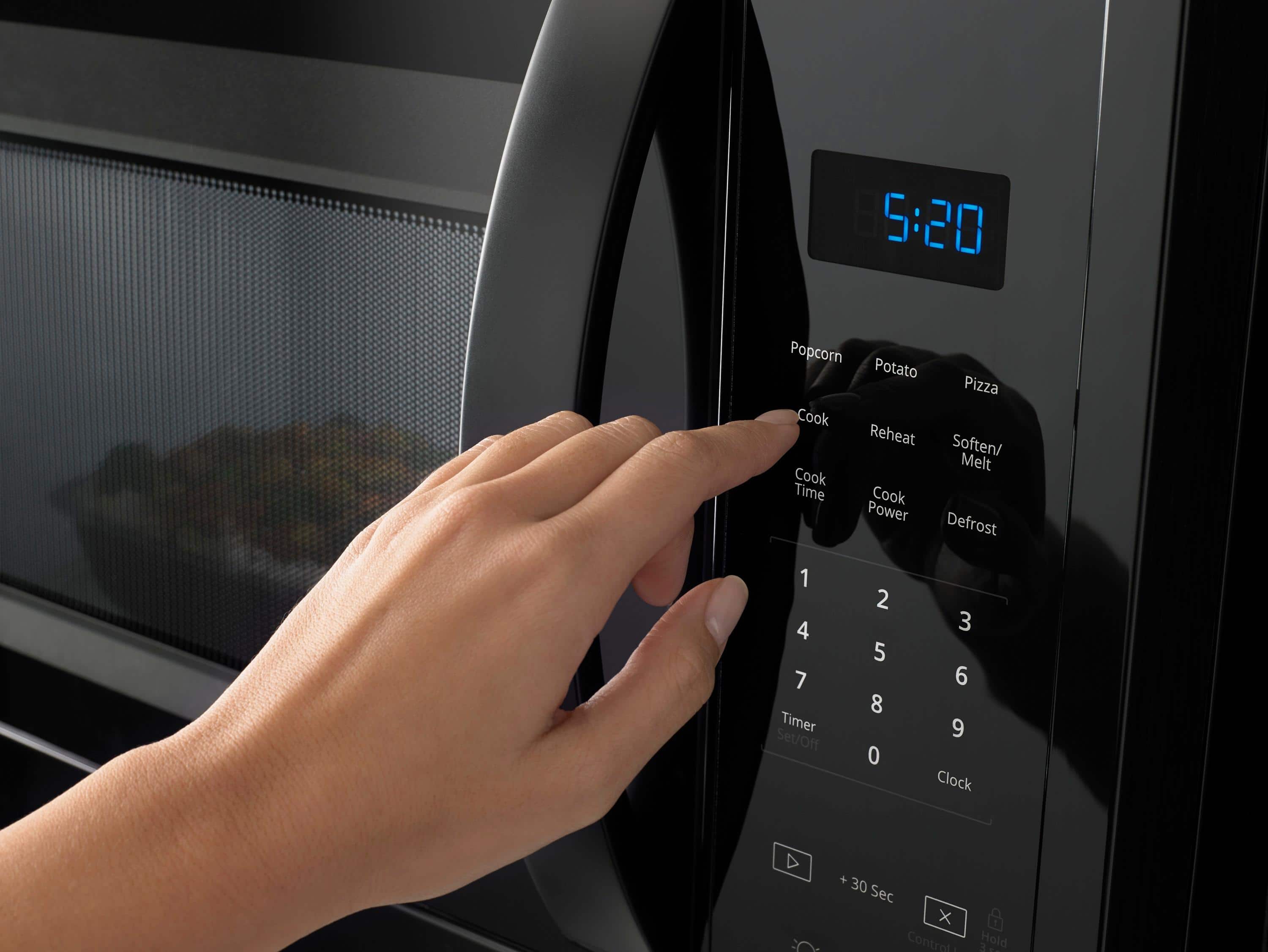 Alt View 11. Whirlpool - 1.7 Cu. Ft. Over-the-Range Microwave - Black.