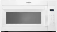 Front. Whirlpool - 1.7 Cu. Ft. Over-the-Range Microwave - White.
