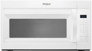 Whirlpool - 1.7 Cu. Ft. Over-the-Range Microwave - White - Front_Zoom