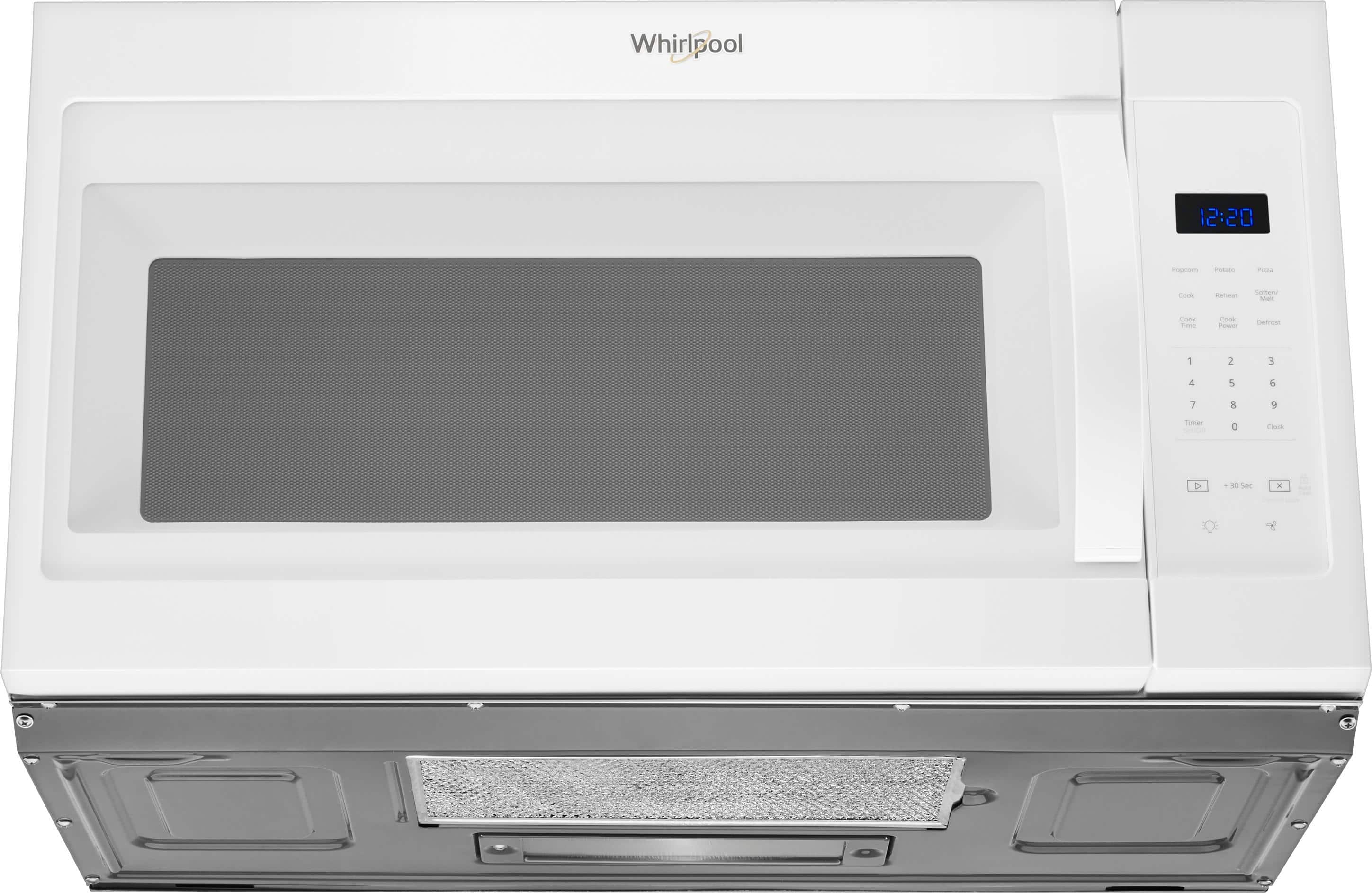 Alt View 1. Whirlpool - 1.7 Cu. Ft. Over-the-Range Microwave - White.