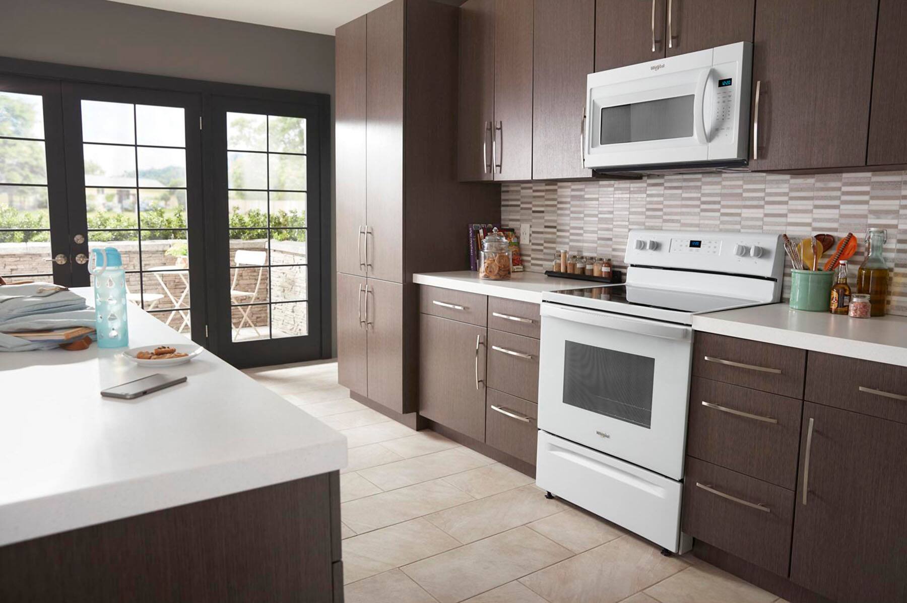 Alt View 16. Whirlpool - 1.7 Cu. Ft. Over-the-Range Microwave - White.