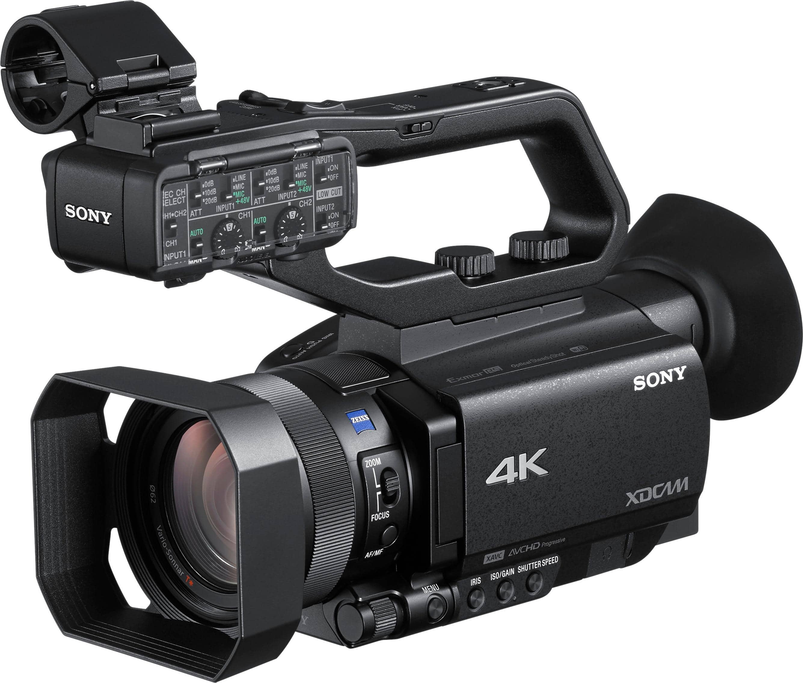 Angle. Sony - XDCAM PXW-Z90V 4K Flash Memory Premium Camcorder - Black.