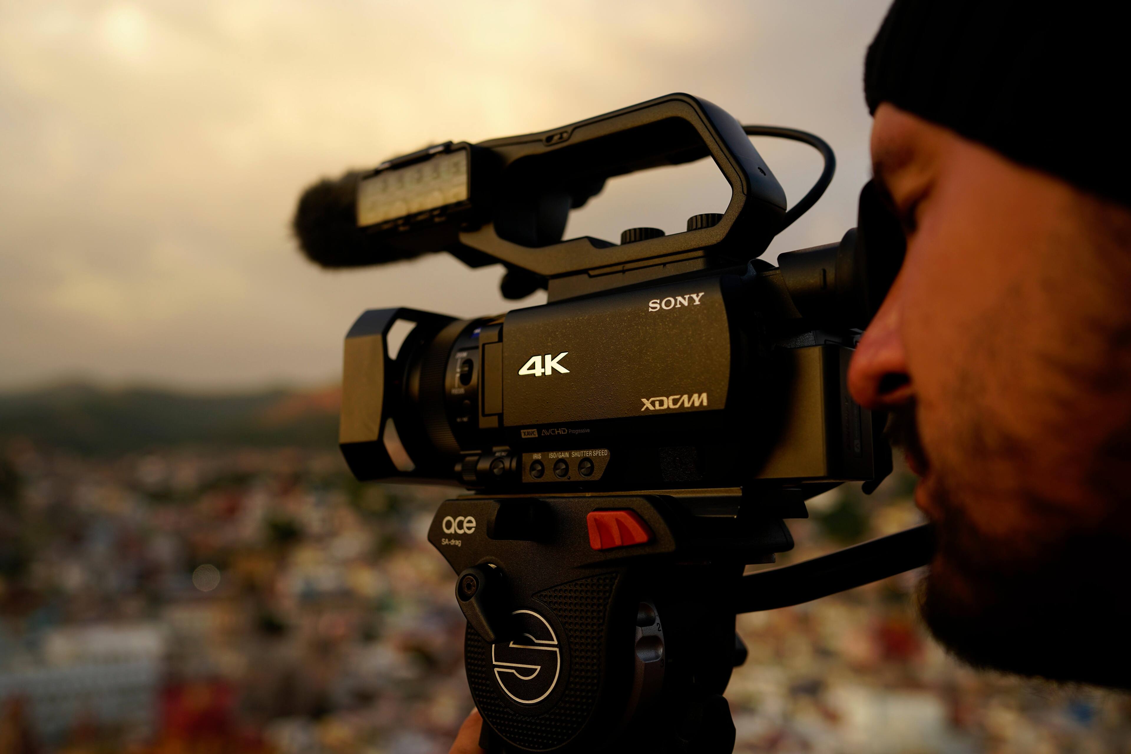 Alt View 19. Sony - XDCAM PXW-Z90V 4K Flash Memory Premium Camcorder - Black.