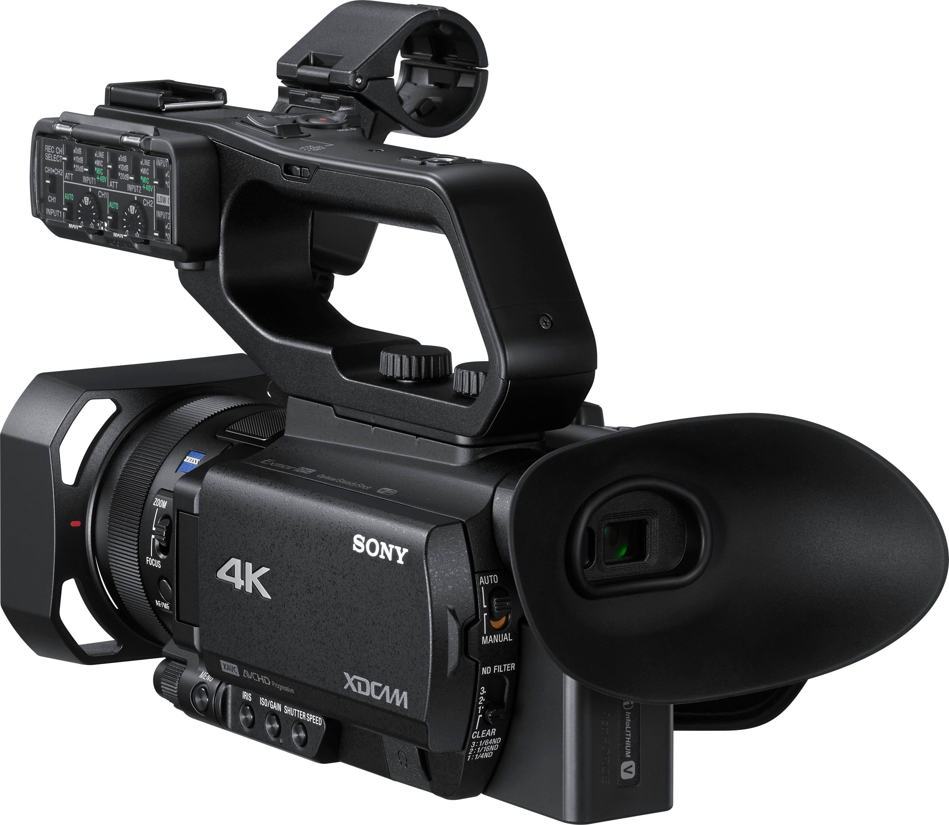 Alt View 1. Sony - XDCAM PXW-Z90V 4K Flash Memory Premium Camcorder - Black.