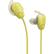 Angle. Sony - SP600N Sports Wireless Noise Cancelling In-Ear Headphones - Yellow.