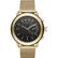 Front. Armani Exchange - Connected Hybrid Smartwatch 47mm Stainless Steel - Gold.