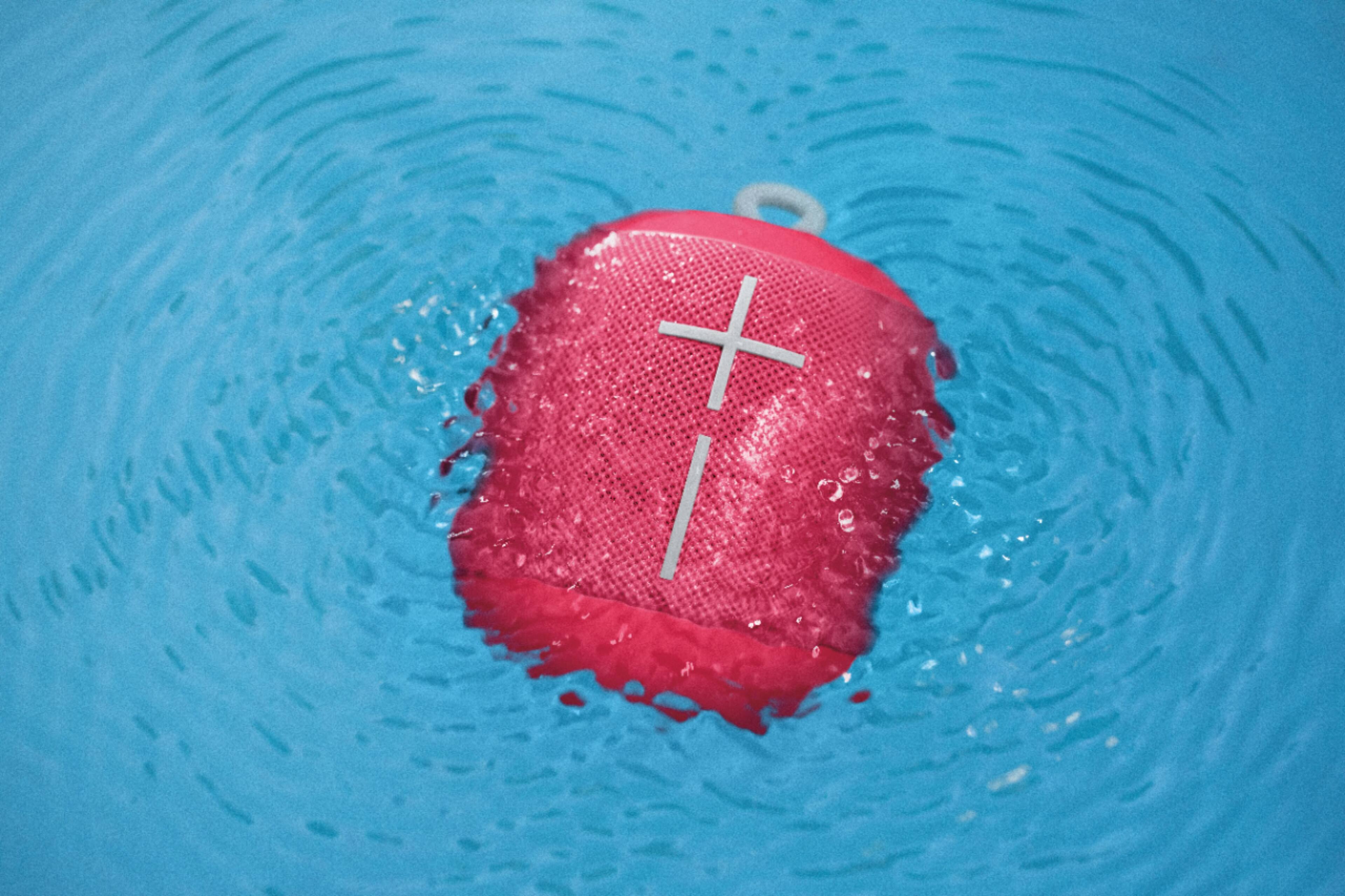 Alt View 12. Ultimate Ears - WONDERBOOM Portable Bluetooth Speaker - Raspberry.