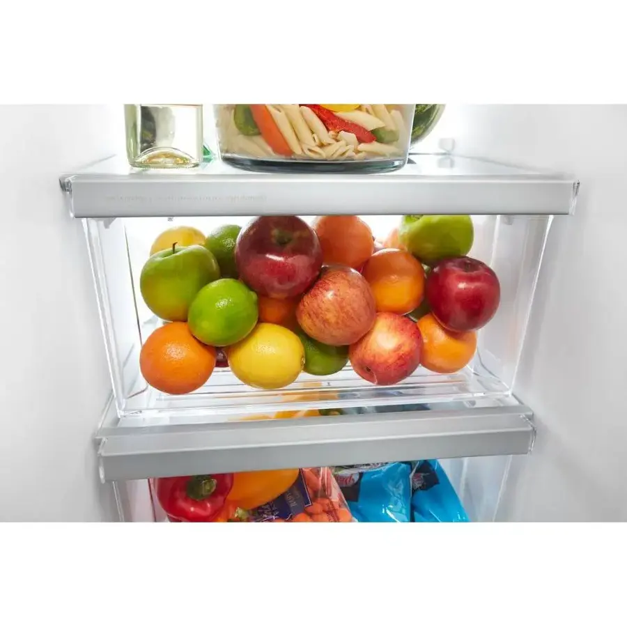 Alt View 13. Whirlpool - 24.6 Cu. Ft. Side-by-Side Refrigerator - White.