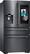 Angle. Samsung - Family Hub 27.7 Cu. Ft. 4-Door French Door Fingerprint Resistant Refrigerator.