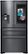Front Zoom. Samsung - Family Hub 27.7 Cu. Ft. 4-Door French Door Fingerprint Resistant Refrigerator - Black Stainless Steel.