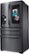 Left Zoom. Samsung - Family Hub 27.7 Cu. Ft. 4-Door French Door Fingerprint Resistant Refrigerator - Black Stainless Steel.