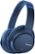Front Zoom. Sony - WH-CH700N Wireless Noise Cancelling Over-the-Ear Headphones - Blue.