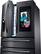 Alt View 3. Samsung - Family Hub 22.2 Cu. Ft. 4-Door French Door Counter-Depth Refrigerator - Fingerprint Resistant Black Stainless Steel.