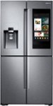 Front Zoom. Samsung - Family Hub 28 Cu. Ft. 4-Door Flex French Door  Fingerprint Resistant Refrigerator - Stainless steel.