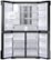 Alt View Zoom 1. Samsung - 28 cu. ft. 4-Door Flex French Door Smart Refrigerator with Family Hub - Black Stainless Steel.