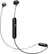 Front. Sony - WI-C300 Wireless In-Ear Headphones - Black.