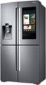 Left Zoom. Samsung - 22 cu. ft. 4-Door Flex French Door Counter Depth Smart Refrigerator with Family Hub - Stainless Steel.