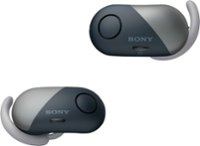 Front Zoom. Sony - WF-SP700N Sport True Wireless Noise Cancelling Earbud Headphones - Black.