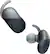 Left. Sony - WF-SP700N Sport True Wireless Noise Cancelling Earbud Headphones - Black.