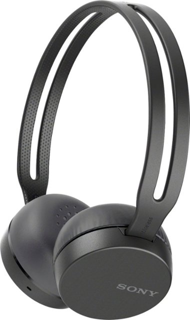 Angle Zoom. Sony - WH-CH400 Wireless On-Ear Headphones - Black.