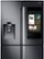 Alt View Zoom 11. Samsung - Family Hub 22 Cu. Ft. 4-Door Flex French Door Counter-Depth Fingerprint Resistant Refrigerator - Black stainless steel.