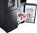 Alt View 13. Samsung - Family Hub 22 Cu. Ft. 4-Door Flex French Door Counter-Depth Fingerprint Resistant Refrigerator - Black stainless steel.