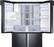 Alt View 17. Samsung - Family Hub 22 Cu. Ft. 4-Door Flex French Door Counter-Depth Fingerprint Resistant Refrigerator - Black stainless steel.