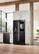 Alt View 25. Samsung - Family Hub 22 Cu. Ft. 4-Door Flex French Door Counter-Depth Fingerprint Resistant Refrigerator - Black stainless steel.