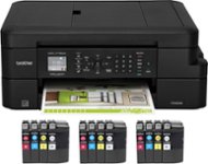 Front Zoom. Brother - INKvestment MFC-J775DWXL Wireless All-in-One Printer - Black.
