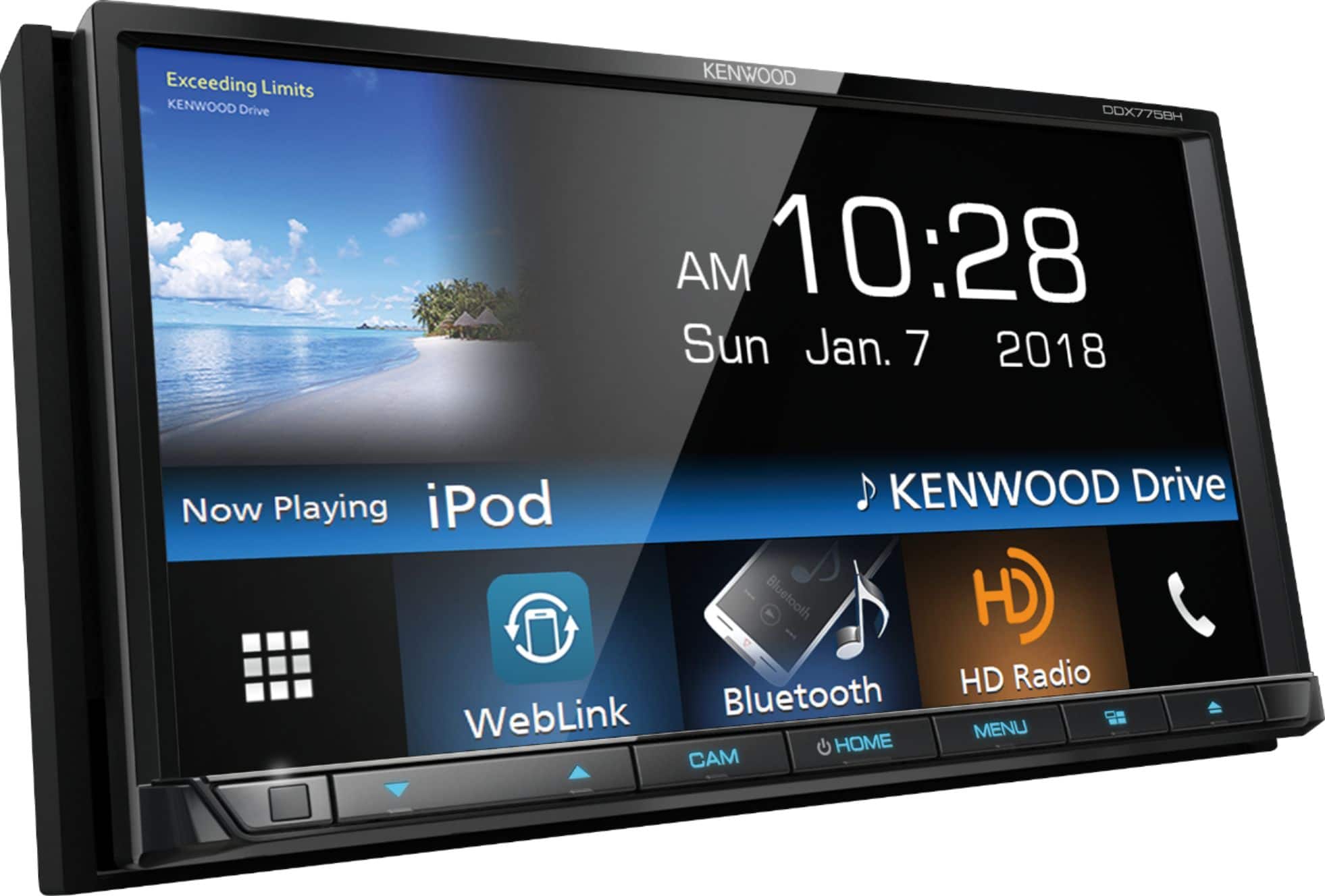 Best Buy Kenwood 7" Builtin Bluetooth InDash CD/DVD/DM Receiver