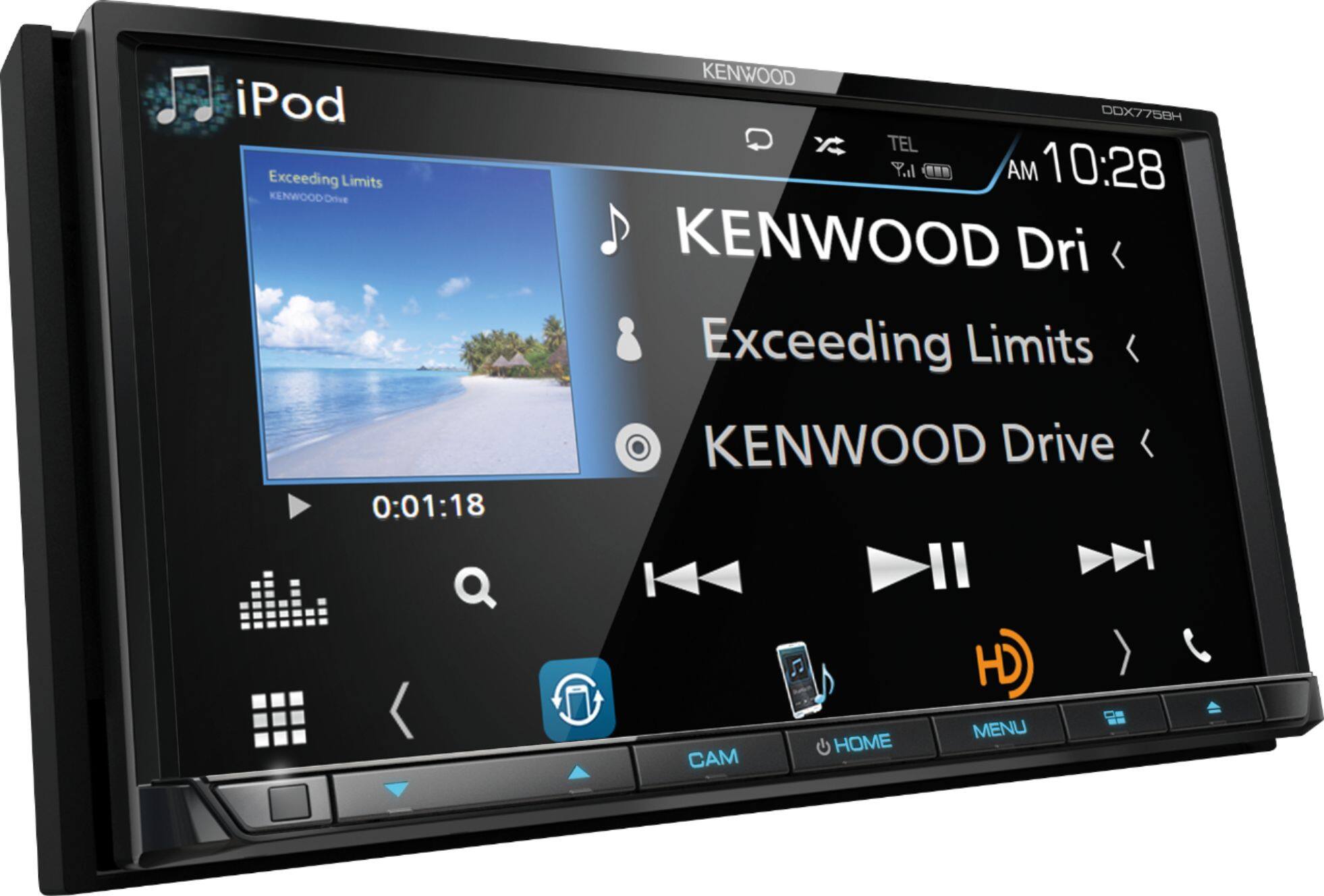 Best Buy: Kenwood 7" Built-in Bluetooth In-Dash CD/DVD/DM Receiver
