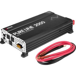 Wagan - Pure Line 2000W Power Inverter - Black - Front_Zoom