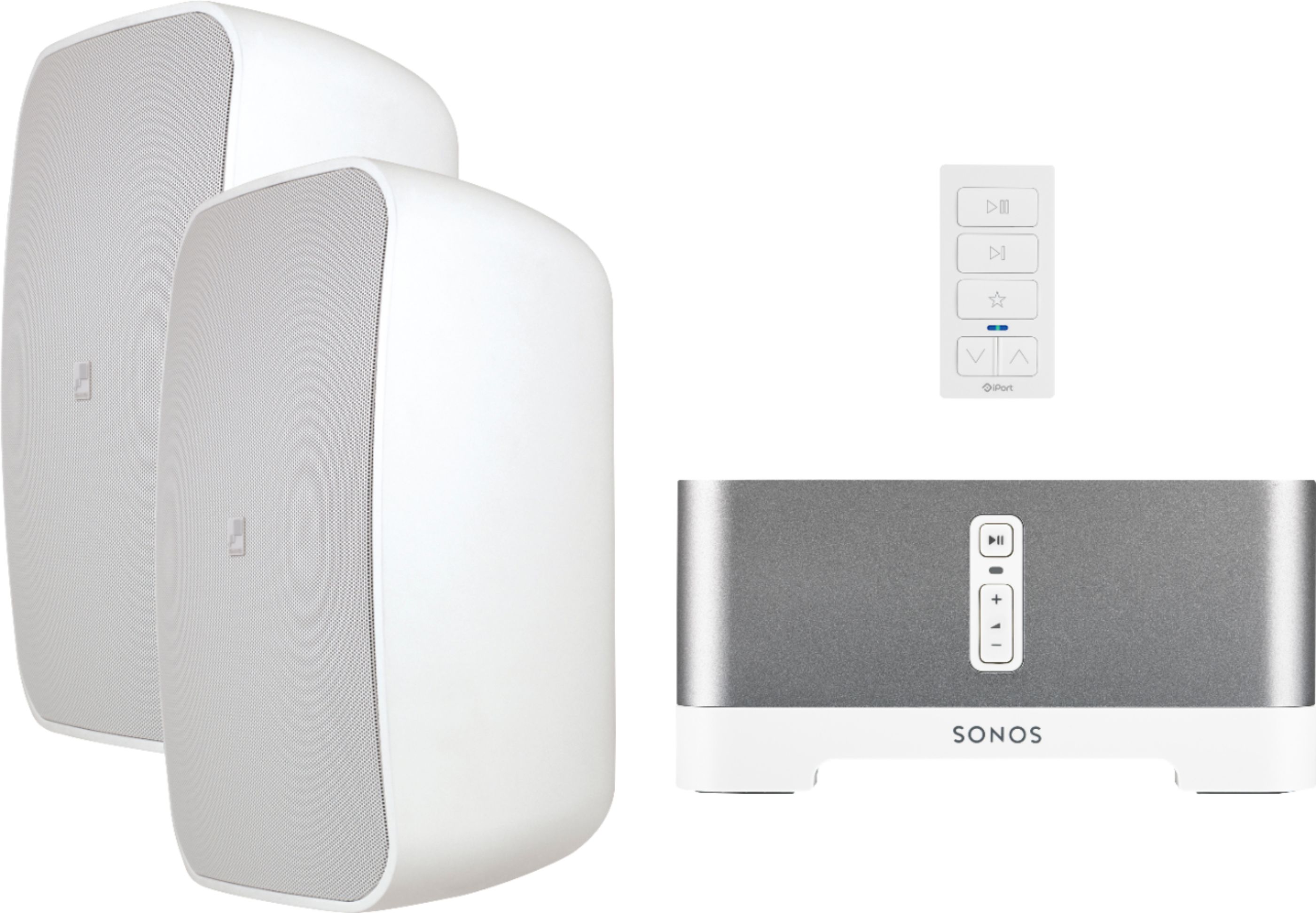 Sonos Sonance Outdoor Speaker Streaming Audio Bundle xPress White/Gray MAGO6SYS - Best Buy