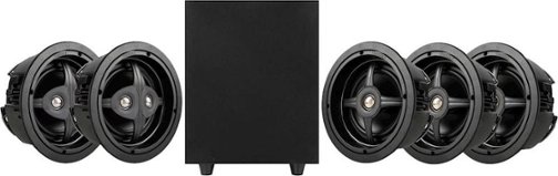 Sonance - MAG5.1R - Mag Series  5.1-Ch. 6 1/2"  In-Ceiling Surround Sound Speaker System (Each) - Paintable White