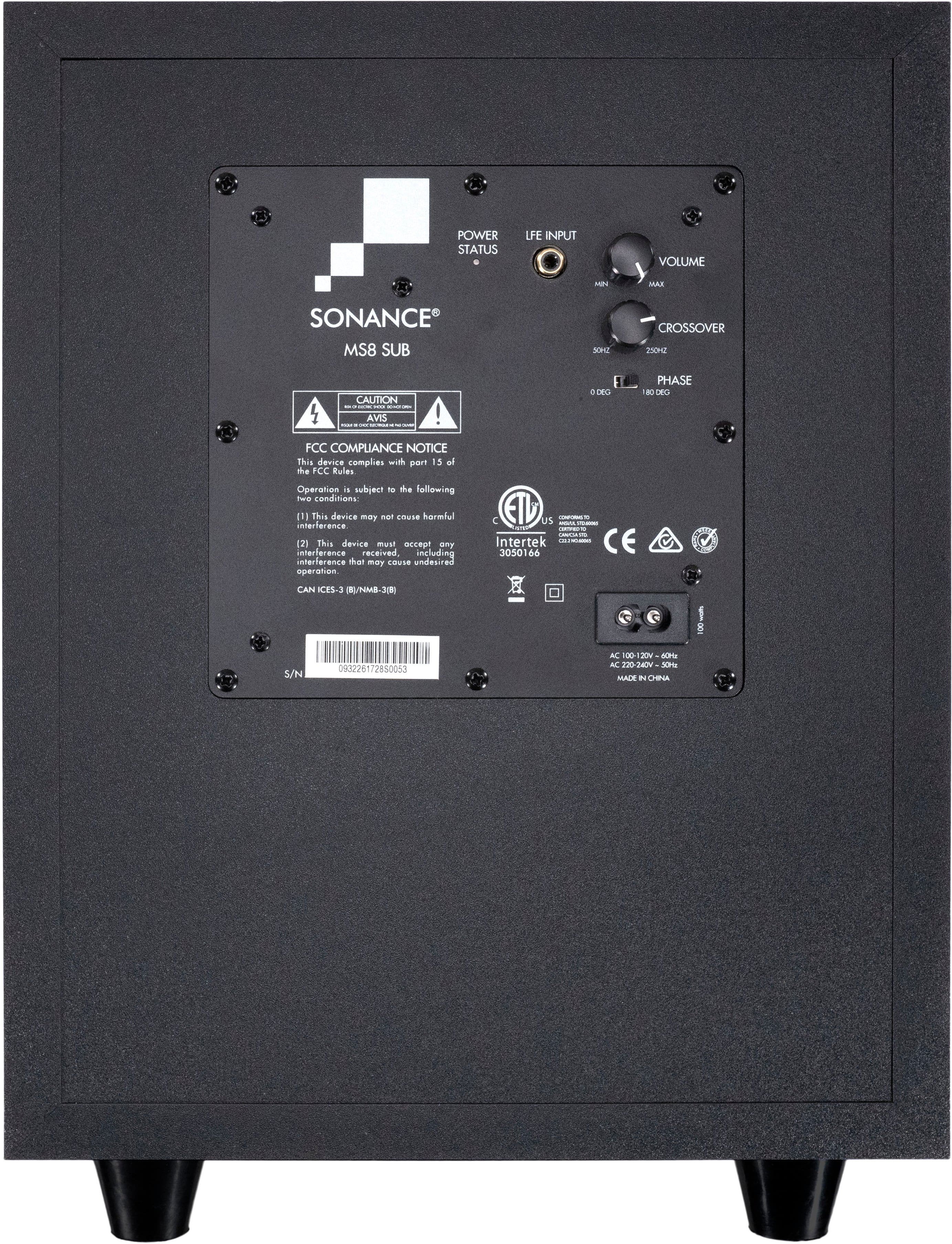 Alt View 18. Sonance - MAG5.1R - Mag Series 5.1-Ch. 6 1/2" In-Ceiling Surround Sound Speaker System (Each) - Paintable White.