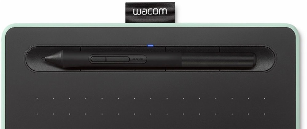 Angle View: Wacom - Intuos Graphic Drawing Tablet for Mac, PC, Chromebook & Android (Small) with Software Included (Wireless) - Pistachio