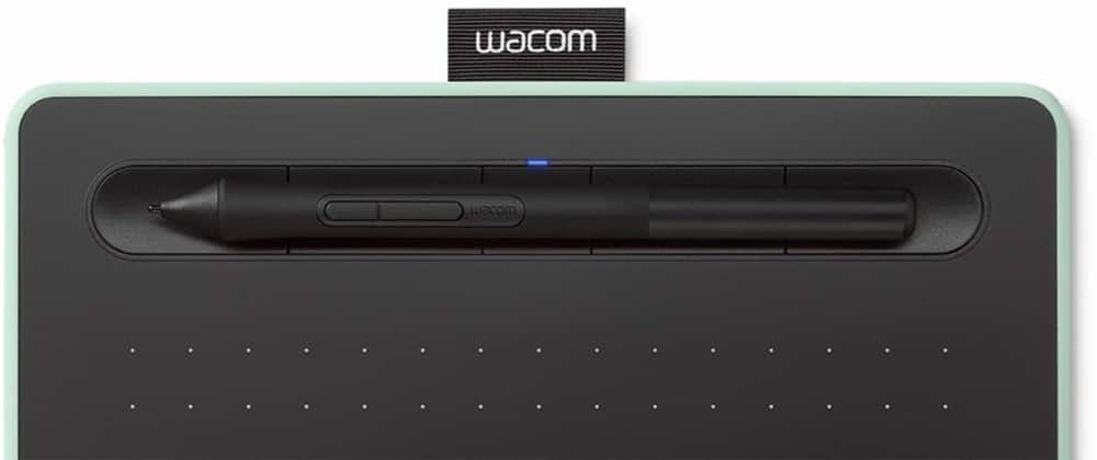 Angle. Wacom - Intuos Graphic Drawing Tablet for Mac, PC, Chromebook & Android (Small) with Software Included (Wireless) - Pistachio.