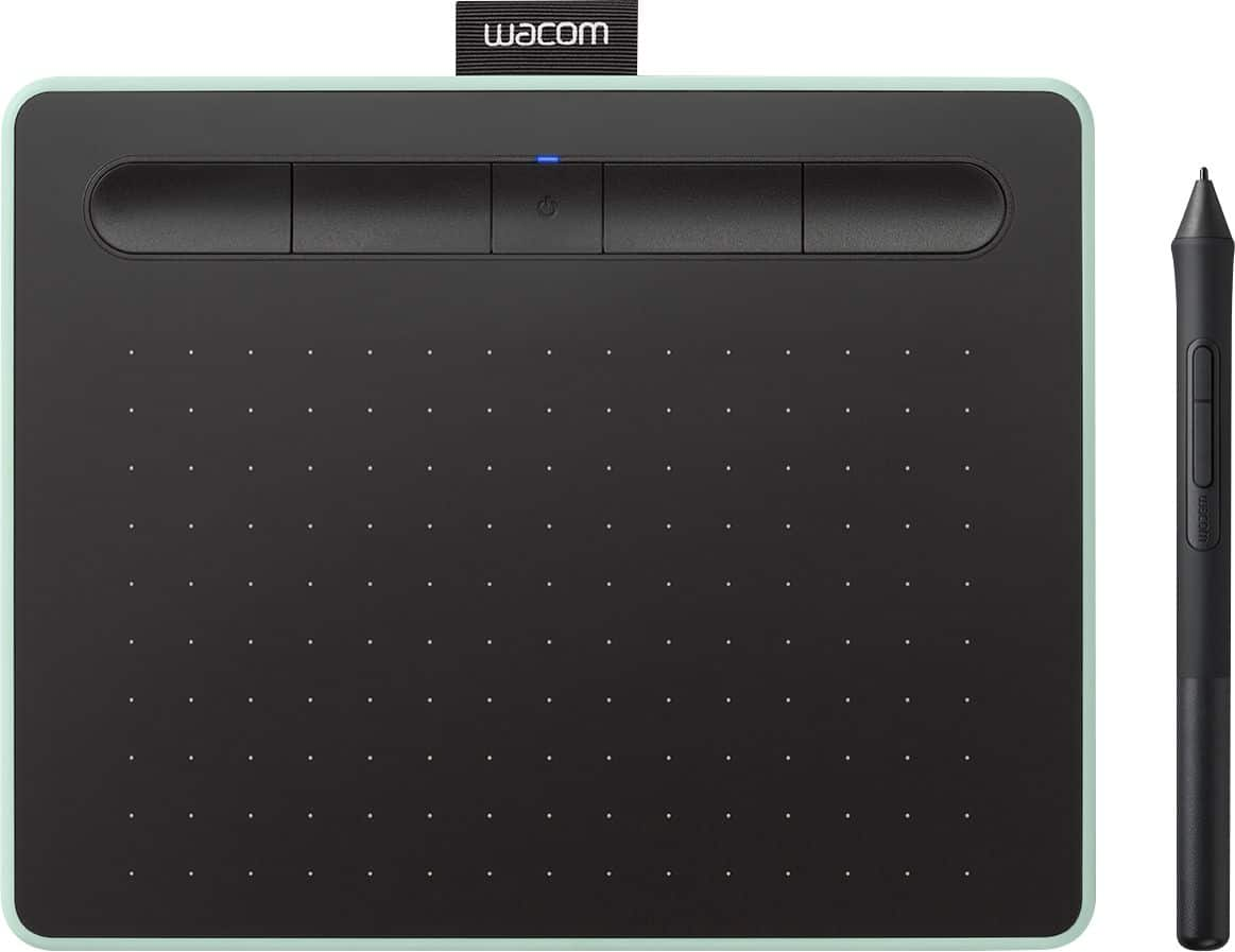 Tableta Grafica Wacom Intuos S Bluetooth Pistachio (CTL4100WLE0) - Mesajil