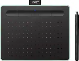 Wacom - Refurbished Excellent - Intuos Graphic Drawing Tablet for Mac, PC, Chromebook & Android (Small) with Software Included (Wireless) - Pistachio