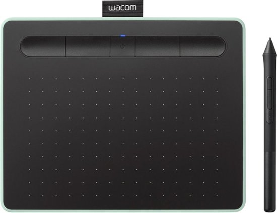 Wacom - Intuos Wireless Graphic Drawing Tablet (Small) with Bonus Software included - Pistachio