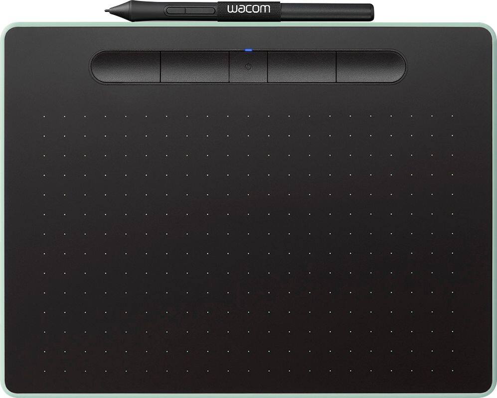 Alt View 11. Wacom - Intuos Graphic Drawing Tablet for Mac, PC, Chromebook & Android (Small) with Software Included (Wireless) - Pistachio.