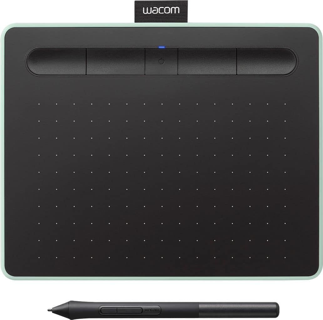 Alt View 13. Wacom - Intuos Graphic Drawing Tablet for Mac, PC, Chromebook & Android (Small) with Software Included (Wireless) - Pistachio.