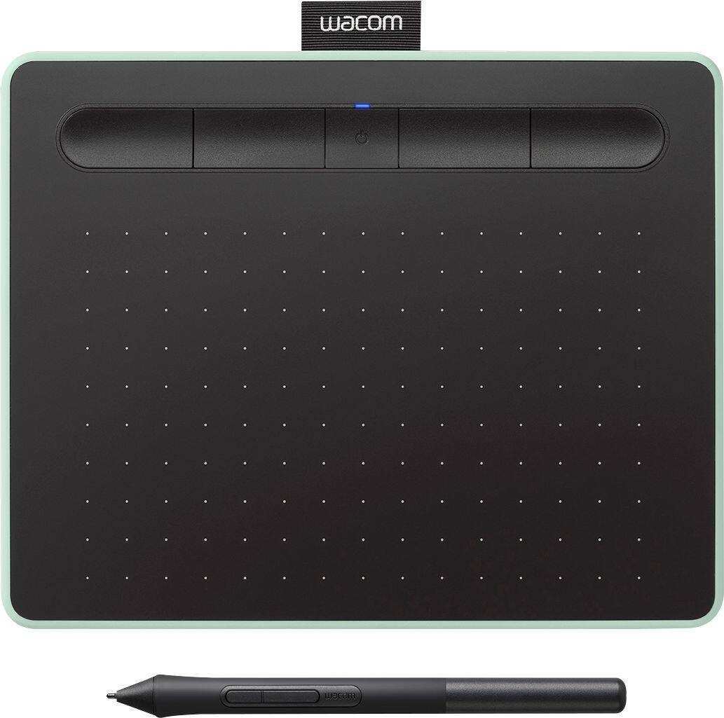 Alt View 13. Wacom - Intuos Graphic Drawing Tablet for Mac, PC, Chromebook & Android (Small) with Software Included (Wireless) - Pistachio.